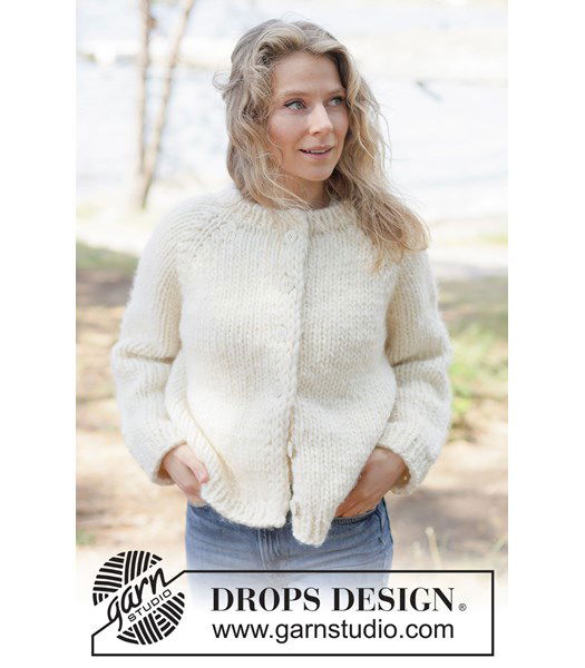 Breipatroon Snel gebreid chunky vest met raglan & punnikrand