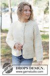 Breipatroon Snel gebreid chunky vest met raglan & punnikrand van andere kant