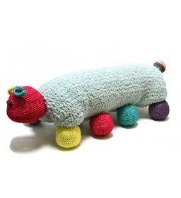 Rups gemaakt van Scheepjes Sweetheart soft