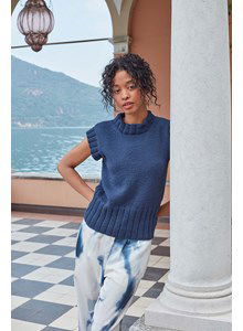 Damestrui met brede tailleboord