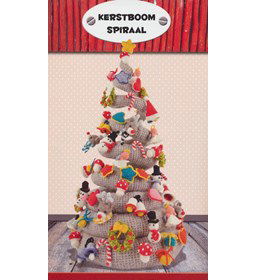 Kerstboom spiraal gemaakt van Lopi Lettlopi
