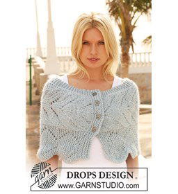 Schouderwarmers gemaakt van knopen