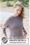 Breipatroon Sunday Mist Sweater van andere kant