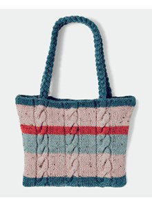 Tas met gevlochten schouderbanden