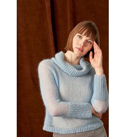 Damestrui met extra brede manchetten