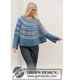 Poncho gemaakt van Drops Fabel