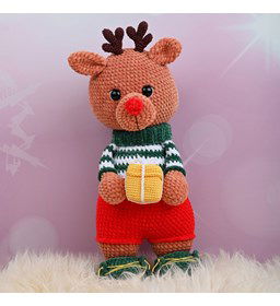 Knuffeldier Rendier gemaakt van Durable Velvet