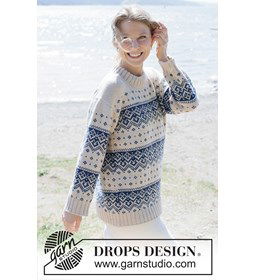Crystal Rain Trui gemaakt van Drops Daisy