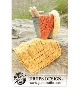 Doekjes gemaakt van Drops Safran