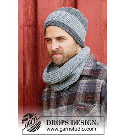 Muts en halswarmer gemaakt van Drops Karisma