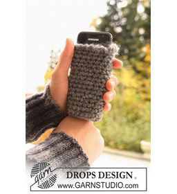 Mobielhoesje gemaakt van Drops Snow - Eskimo