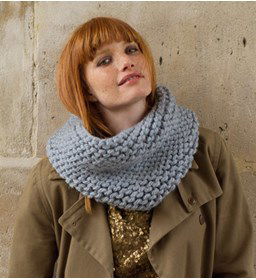 Snood gemaakt van Phildar Phil Express