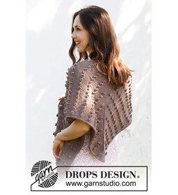 Omslagdoek Miss Austen gemaakt van Drops Baby Merino