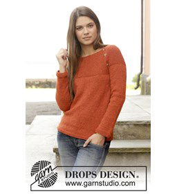 Gebreide trui in ribbelsteek