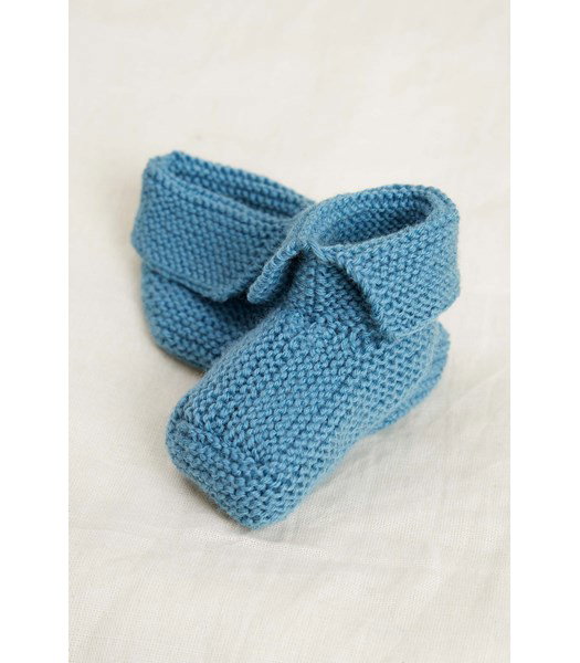 Breipatroon pantoffeltjes met brede flappen