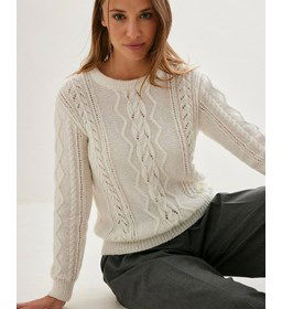 Damestrui in kantpatroon gemaakt van Breinaalden