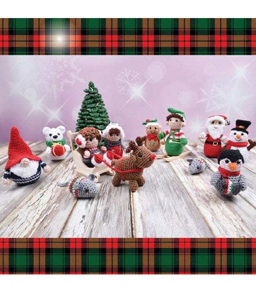 Haakpatroon Amigurumi figuren kerst
