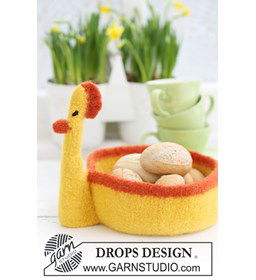 Paasmand gemaakt van Drops Snow - Eskimo