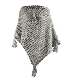 Poncho gemaakt van Lang Yarns Wooladdicts Air