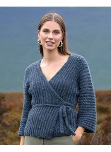 Damesvest met overslag