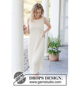 Vanilla Moon Jurk gemaakt van Drops Cotton Light