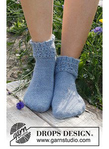 Sokken Kissing Kate met kantpatroon