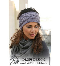 Oorwarmer gemaakt van Drops Nepal