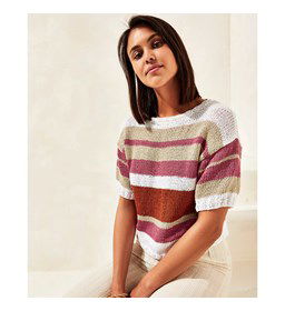 Trui Arielle gemaakt van Phildar Phil Eucalyptus