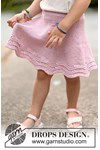 Breipatroon Strawberry Swirl Rok van andere kant