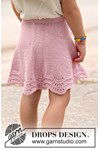 Breipatroon Strawberry Swirl Rok van andere kant