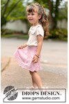 Breipatroon Strawberry Swirl Rok van andere kant