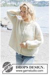 Breipatroon Zacht gebreid vest met raglan en ballonmouwen van andere kant