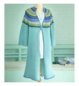 Dames vest gemaakt van Lang Yarns Merino plus