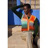 Gilet in structuurpatroon