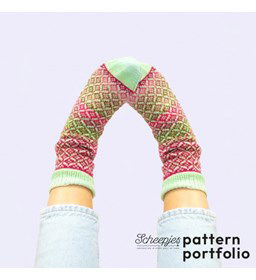 Jade Lattice sokken gemaakt van Handwerk accesoires