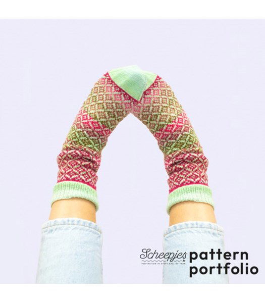 Breipatroon Jade Lattice sokken