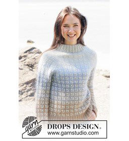 Cobblestones Trui gemaakt van Drops Alpaca