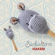 sambabal Nijlpaard gemaakt van Basis en versteviging