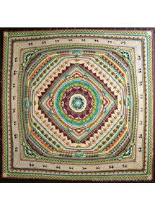 Woondeken met vele steekpatronen