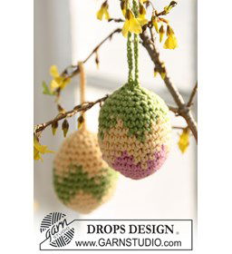 Paasei gemaakt van Drops Safran