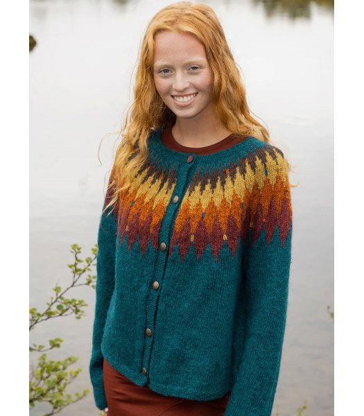 Breipatroon Damesvest Tigla met ronde pas