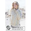 Oversized Dames Trui met Hoge Hals en Raglan in DROPS Snow gemaakt van Handwerk accesoires