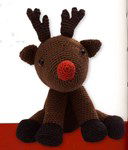 Brei- en haakpatroon Rudolf