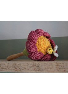 Sambabal met bloem en bijtje