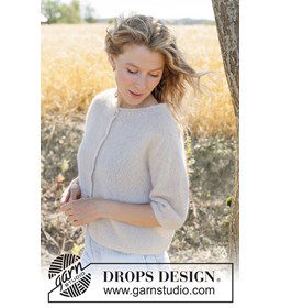 Gebreid vest met korte mouwen in zacht alpaca zijde gemaakt van knopen