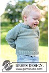 Breipatroon Sage Bud Sweater van andere kant