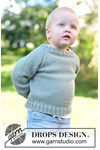 Breipatroon Sage Bud Sweater van andere kant
