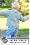 Breipatroon Sage Bud Sweater van andere kant
