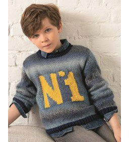 Jongens trui gemaakt van Phildar Phil Mikado