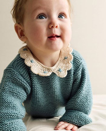 babytruitje met romantisch kraagje Violette